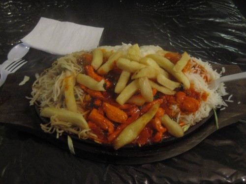 Cape Town Chicken Sizzler   Click for larger images...